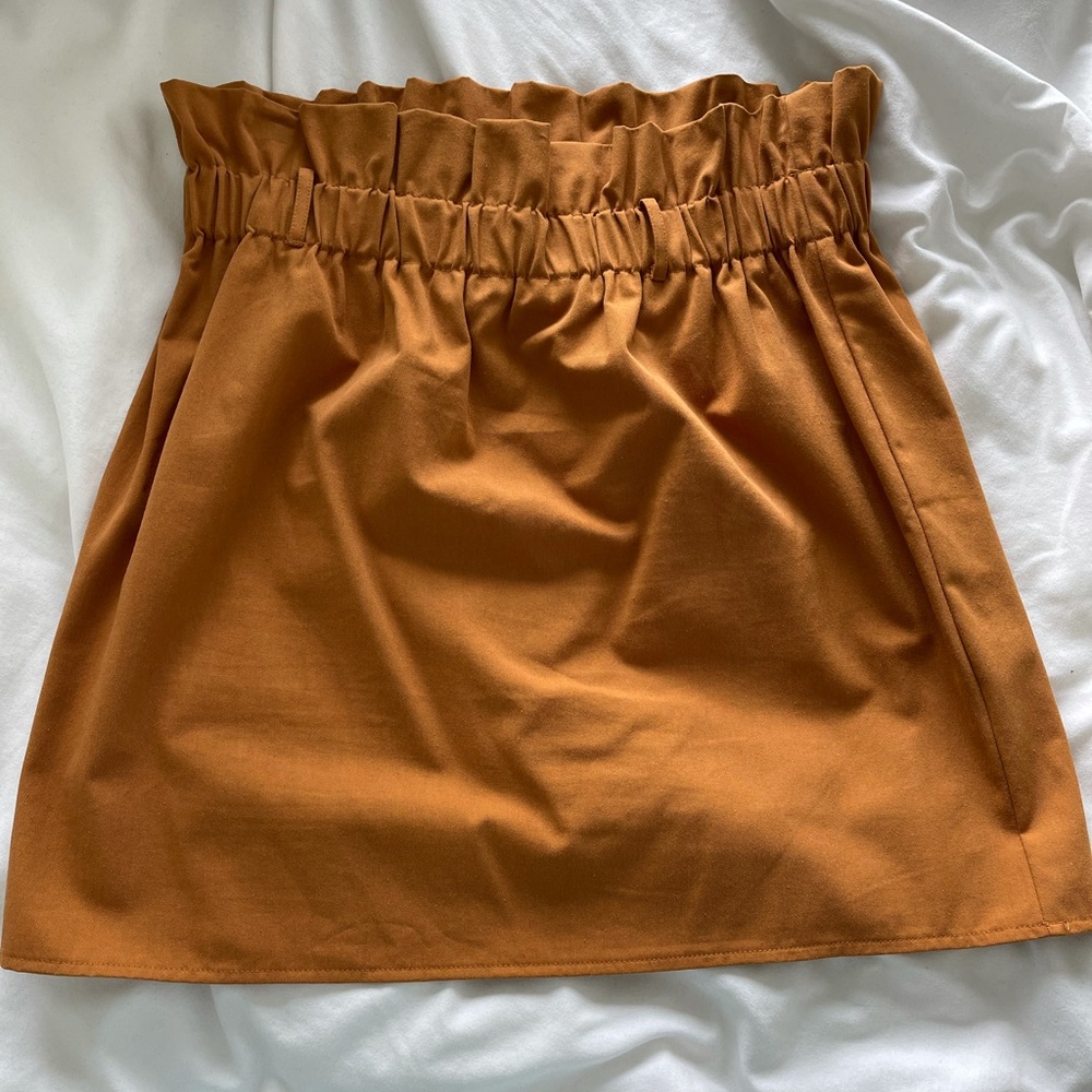 ASOS paperbag waist mini skirt - 10